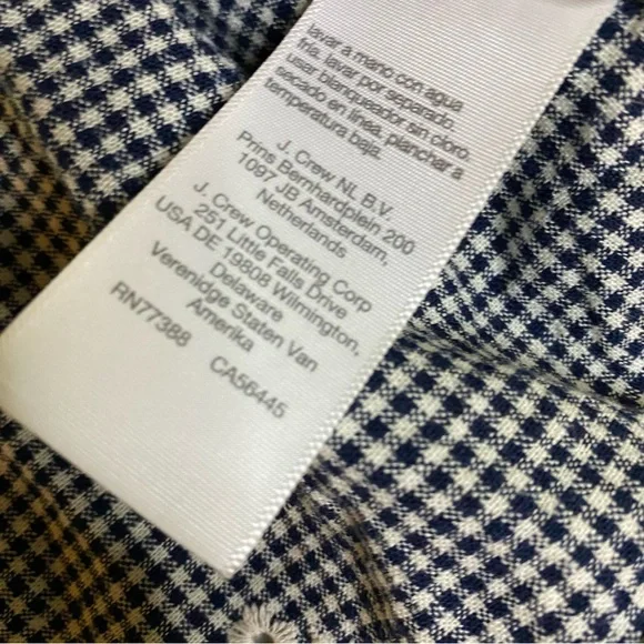 Madewell Black and White Gingham Blouse - Picture 10 of 13